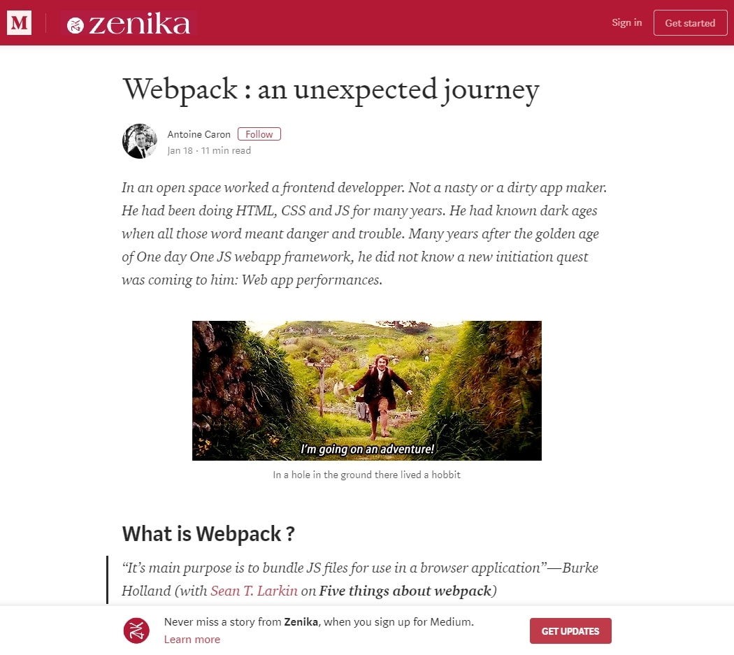 Article medium de Zenika